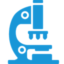 Blue, microscope DodgerBlue icon