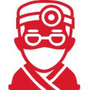 doctor, red Crimson icon