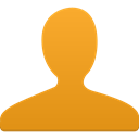user, Orange Goldenrod icon
