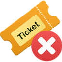 remove, Ticket Goldenrod icon