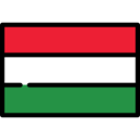 Country, flags, world, hungary, Nation, flag Black icon
