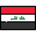 Iraq, world, flag, Nation, Country, flags Black icon