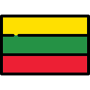 flags, world, Nation, flag, Country, Lithuania Black icon