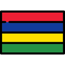 Mauritius, world, flags, Country, Nation, flag Black icon