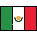 Nation, Mexico, Country, flags, world, flag Crimson icon