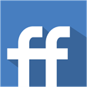 Fiendfeed, Social, media, Shadow, set, flat SteelBlue icon