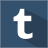 Tumblr, Shadow, set, flat, Social, media DarkSlateGray icon