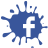 set, Social, media, blot, Facebook DarkSlateBlue icon
