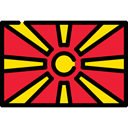 Nation, Country, flags, world, flag, Republic Of Macedonia Crimson icon