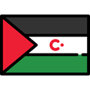 world, flag, Sahrawi Arab Democratic Republic, Nation, Country, flags Black icon