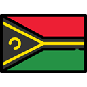 Vanuatu, flags, Country, Nation, world, flag Black icon