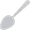 food, Spoon Outline, Tools And Utensils, spoon, Food And Restaurant, Spoon Handle, Teaspoon, Spoon With Handle Black icon