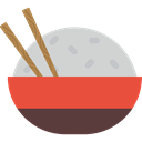 Asian, Japanese Food, Chinese Food, Bowls, rice, food Tomato icon