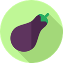 Food And Restaurant, vegetable, Aubergine, vegetarian, food, Healthy Food, vegan PaleGreen icon