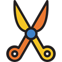Cutting, Tools And Utensils, scissors, Cut, Handcraft Black icon
