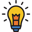 invention, bulb, Tools And Utensils, electricity, illumination, technology, Idea, Light bulb Black icon