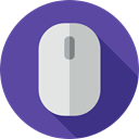 clicker, computing, technology, computer mouse, Mouse, Music And Multimedia, electronic, Technological DarkSlateBlue icon