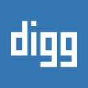 digger, Social, network, Digg SteelBlue icon