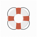 lifebuoy, Info, Lifesaver, Faq, support, help, about DimGray icon