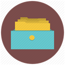 Boxes, Cabinet, Archive, Archives, Database, Data, Cab DimGray icon