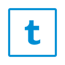 square, Social, media, Tumblr Black icon