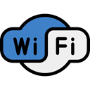 wireless, Connection, Wifi, signs, internet, technology, Computer, travel, Multimedia Black icon