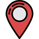 Map Point, signs, placeholder, map pointer, Maps And Flags, Map Location, travel, pin Black icon