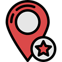 Maps And Flags, Map Point, Favourite, map pointer, placeholder, Map Location, travel, signs, pin Black icon