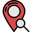 signs, travel, map pointer, placeholder, pin, Gps, search, Map Location, Map Point Black icon