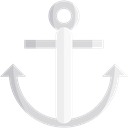 Anchor, Anchors, miscellaneous, travel, sailing, navy, tattoo, sail, Tools And Utensils Black icon