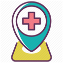 medicine, hospital, recovery, treatment, care DimGray icon