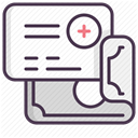 medicine, care, treatment, recovery, hospital DarkSlateGray icon