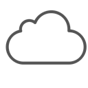 Cloud, Brand, shape, internet, sky, storage Black icon