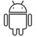 figure, Brand, Android, robot, Avatar Black icon