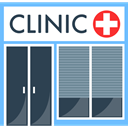 cross, Pharmacy, medical, hospital, Health Clinic, Hospitals, Health Care, Clinic, buildings, signs, First aid DarkSlateGray icon