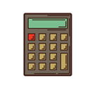 calculation, set, Analysis, graphic, calculator, strategy, Business Black icon