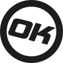 okcash, ok Black icon