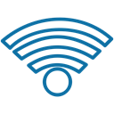 signal, Wifi, internet, network, wireless Black icon