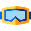 sea, goggle, sports, Goggles, Summertime, Dive, Diving, Sports And Competition, Snorkel Black icon