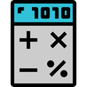 calculator, education, technology, Calculating, Technological, maths LightGray icon