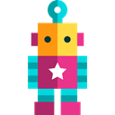 Baby Toy, Kid And Baby, Toy, metal, children, technology, robot, toys, metallic, Robots Black icon