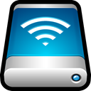 Airport, storage, drive, Wifi, External, wireless Teal icon