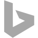 Bing DarkGray icon