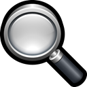 Find, magnifying, look, search, glass Black icon