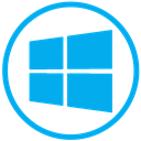 windows, microsoft, window DeepSkyBlue icon