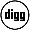 Digg, Social, media Black icon