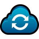 Reload, sync, storage, Cloud, refresh Black icon