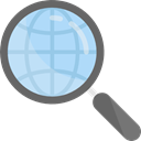 magnifying glass, zoom, Loupe, Tools And Utensils, search, detective Black icon