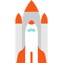 transport, transportation, Rocket Launch, Rocket, Space Ship Launch, Rocket Ship, Space Ship Black icon