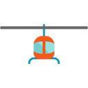 transport, flight, emergency, transportation, Helicopter, Aircraft, Chopper Black icon
